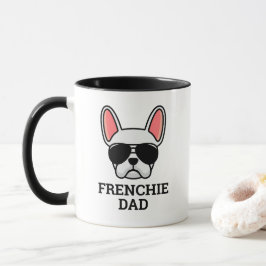 Caneca White French Buldog Frenchie Dog Pai Mug