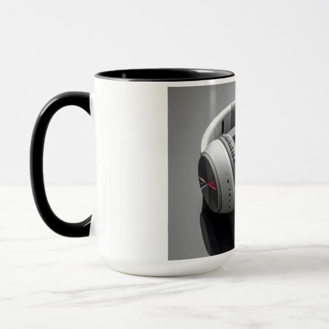 Caneca white headphones (Esquerda)