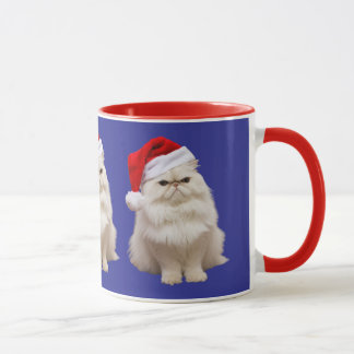 Caneca White Persian Christmas Mug