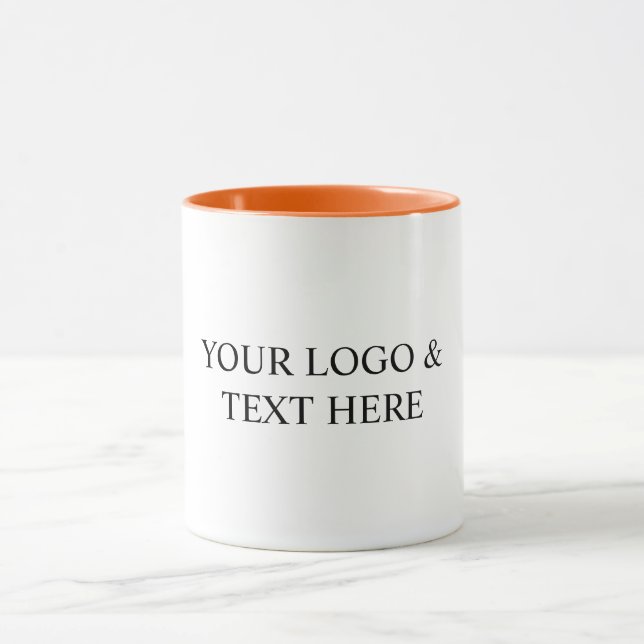 Caneca White Personalized – Your Logo & Text Here (Centro)