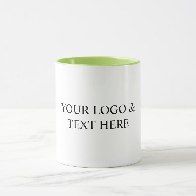Caneca White Personalized – Your Logo & Text Here (Centro)