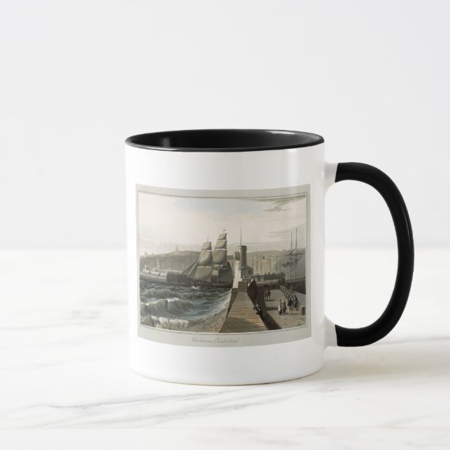 Caneca Whitehaven, Cumberland, 'de uma viagem em torno de (Direita)
