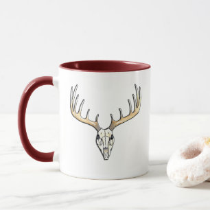 Caneca Whitetail Deer Stag Large Antlers