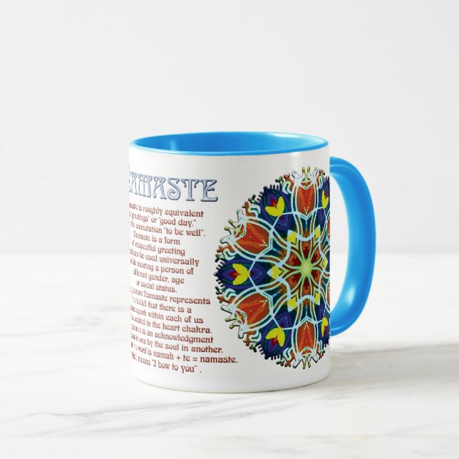 Caneca Wicker Namaste (Frente Esquerda)