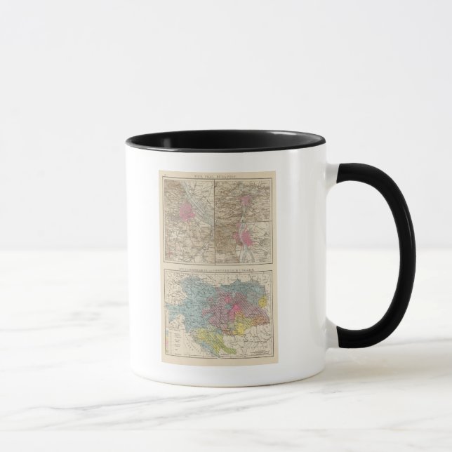 Caneca Wien, Prag, Mapa do BudaPest (Direita)