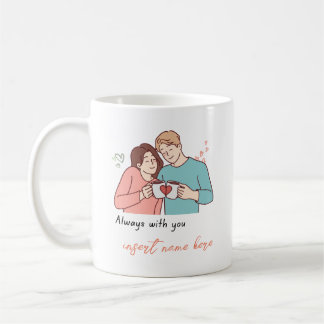 Caneca Wifey e Hubby, caneca Casal