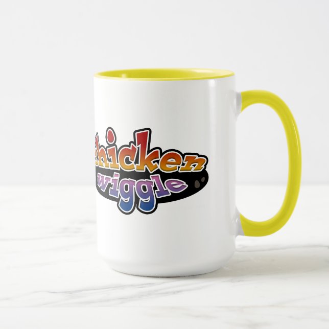 Caneca Wiggle da galinha (Direita)