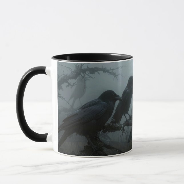 Caneca Wild Nature Crow-Raven Coffee Mug (Esquerda)
