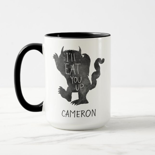 Caneca Wild Thing | Eu vou te comer | Adicione seu nome (Esquerda)