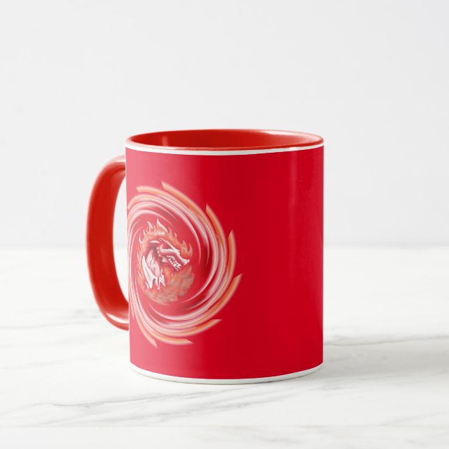 Caneca Wild Wolf Whirling Red combo (Frente Esquerda)
