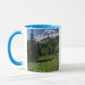 Caneca Wildflowers no Monte Rainier
