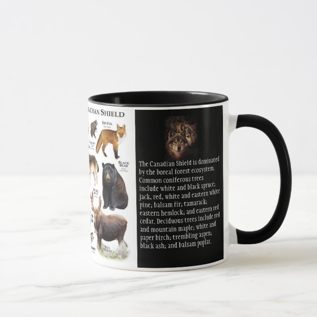 Caneca "Wildlife of Canadian Shield" Mug (Direita)