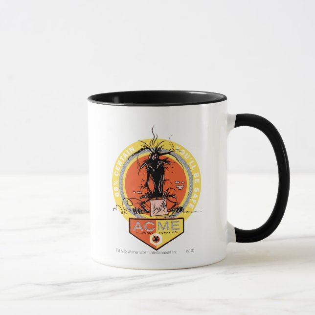 Caneca WILE E. COYOTE™ Acme - 68% certo de que você estar (Direita)