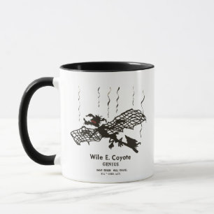 Caneca WILE E. COYOTE™   Gênio - Ter Cérebro Vai Viagem