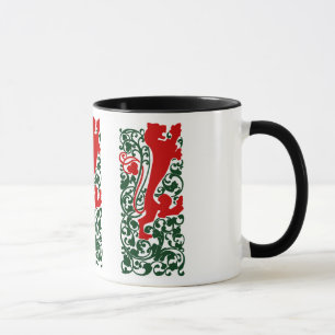 Caneca Will Bradley Heraldic Lion