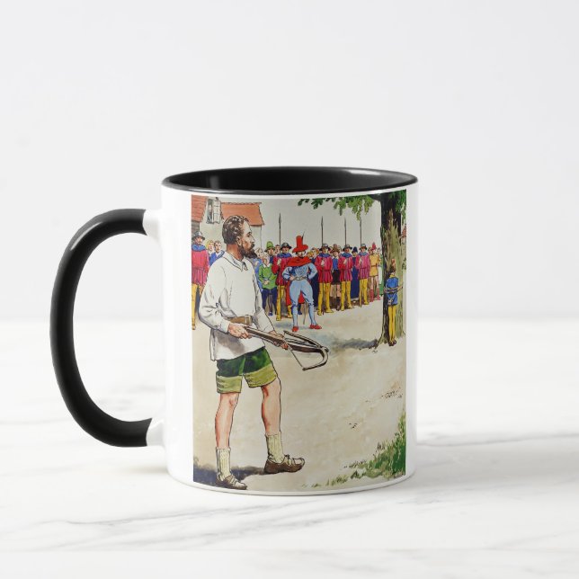 Caneca William diz, das "espreitadelas no passado", (Esquerda)