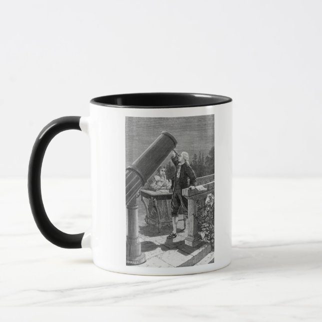 Caneca William Herschel descobre o planeta Uranus (Esquerda)