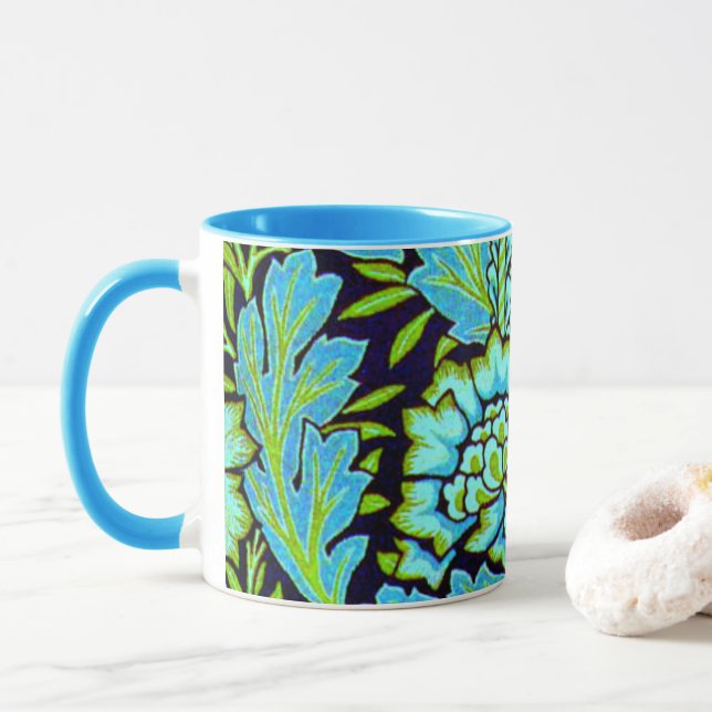 Caneca William Morris, Anemone, (Com Donut)