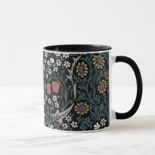 Caneca William Morris Blackthorn Floral Art Nouveau
