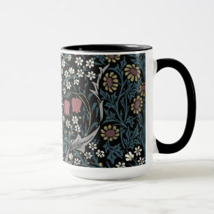 Caneca William Morris Blackthorn Floral Art Nouveau