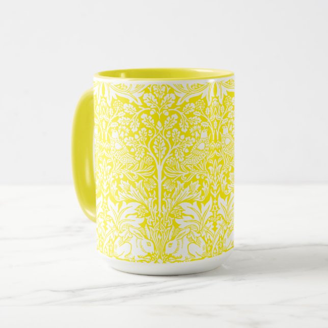 Caneca William Morris Brer Rabbit Vintage Patterno (Frente Esquerda)