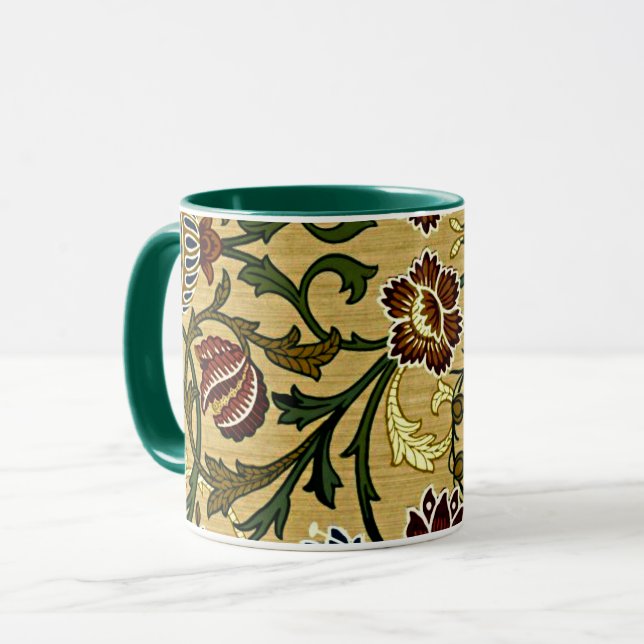Caneca William Morris - Brocade (Frente Esquerda)
