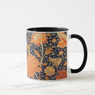 Caneca William Morris Cray Floral Art Nouveau Pattern
