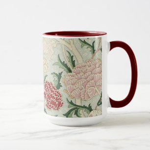 Caneca William Morris Cray Floral Pre-Raphaelite Vintage