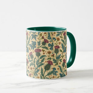 Caneca William Morris Espinho-florido escocês floral vint