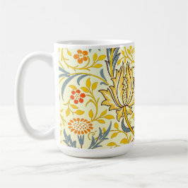 Caneca William Morris Flora Floral Wallpaper Padrão