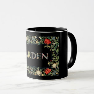 Caneca William Morris Floral Garden Motto e Quadro