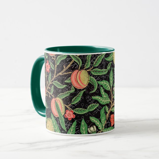 Caneca William Morris, Padrão de Fruta, (Frente Esquerda)
