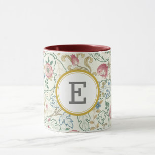 Caneca William Morris PERSONALIZADO INICIAL