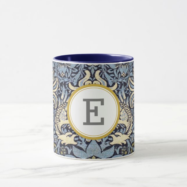 Caneca William Morris PERSONALIZADO INICIAL (Centro)