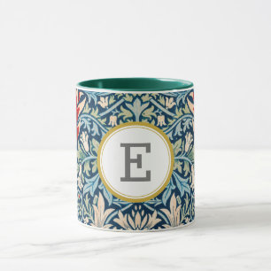 Caneca William Morris PERSONALIZADO INICIAL