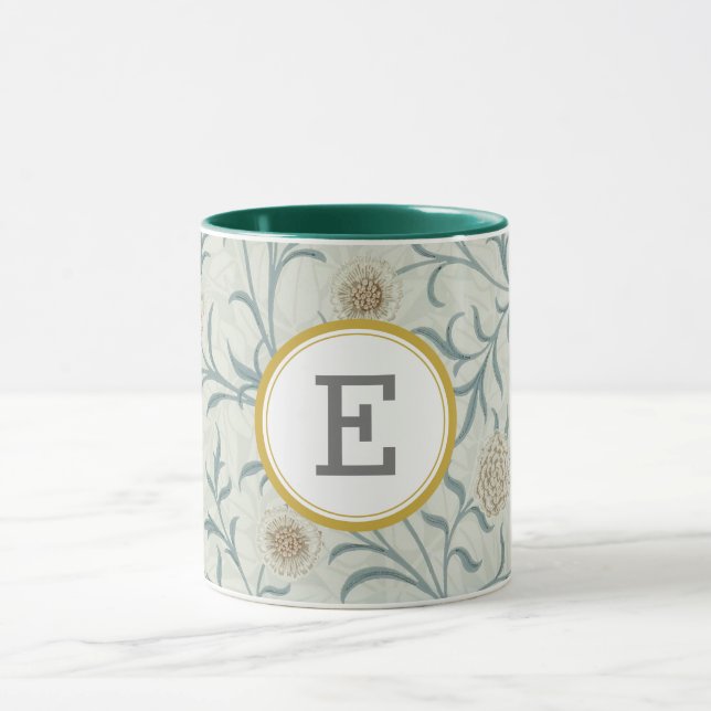 Caneca William Morris PERSONALIZADO INICIAL (Centro)