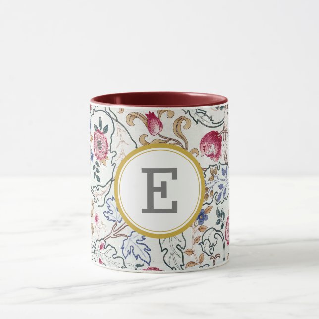 Caneca William Morris PERSONALIZADO INICIAL (Centro)