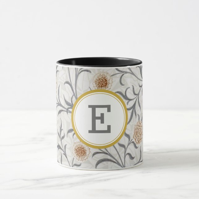 Caneca William Morris PERSONALIZADO INICIAL (Centro)