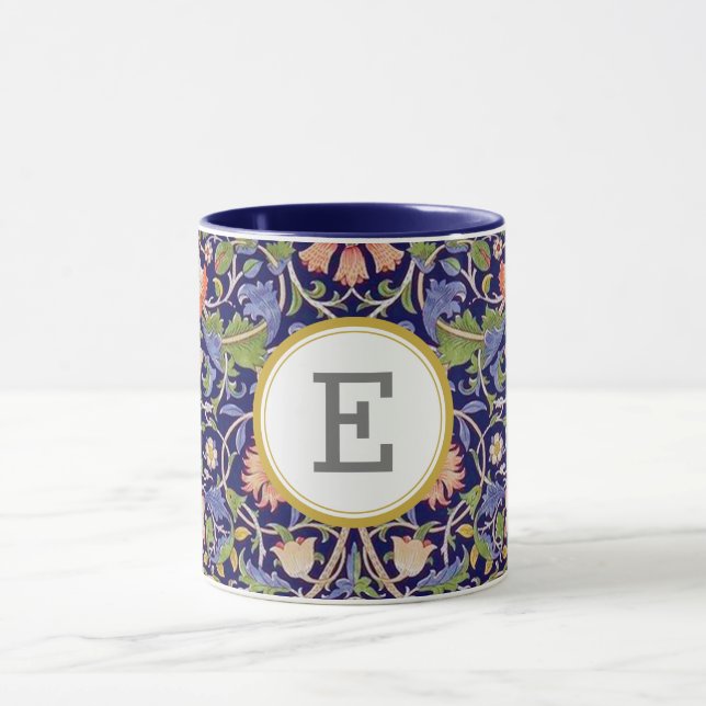 Caneca William Morris PERSONALIZADO INICIAL (Centro)