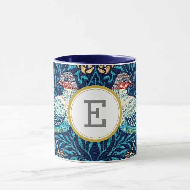 Caneca William Morris PERSONALIZADO INICIAL (Centro)