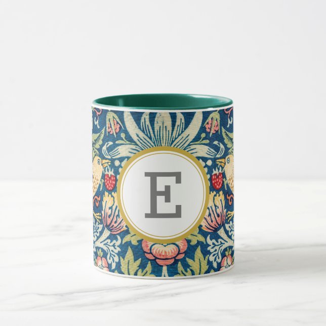 Caneca William Morris PERSONALIZADO INICIAL (Centro)
