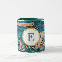 Caneca William Morris PERSONALIZADO INICIAL