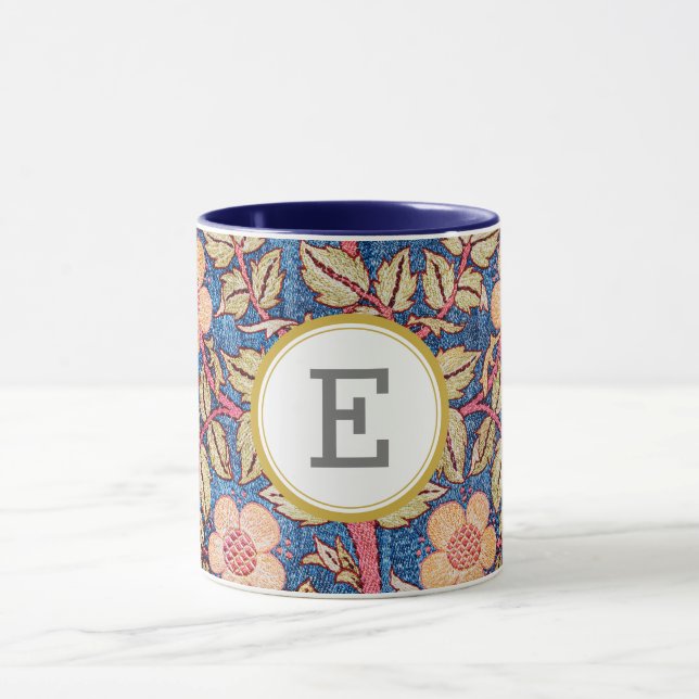 Caneca William Morris PERSONALIZADO INICIAL (Centro)