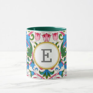 Caneca William Morris PERSONALIZADO INICIAL