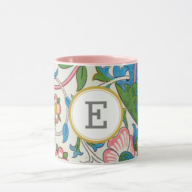 Caneca William Morris PERSONALIZADO INICIAL (Centro)