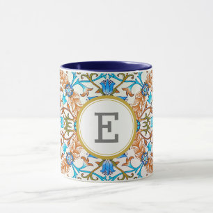 Caneca William Morris PERSONALIZADO INICIAL