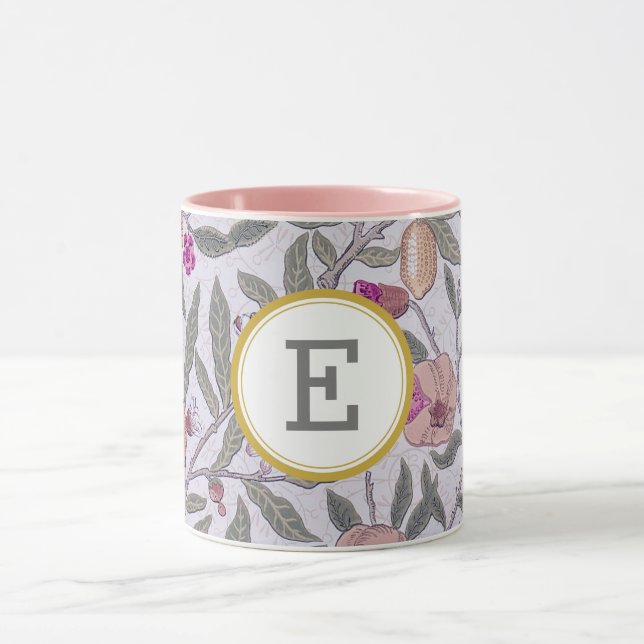 Caneca William Morris PERSONALIZADO INICIAL (Centro)