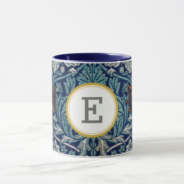 Caneca William Morris PERSONALIZADO INICIAL (Centro)