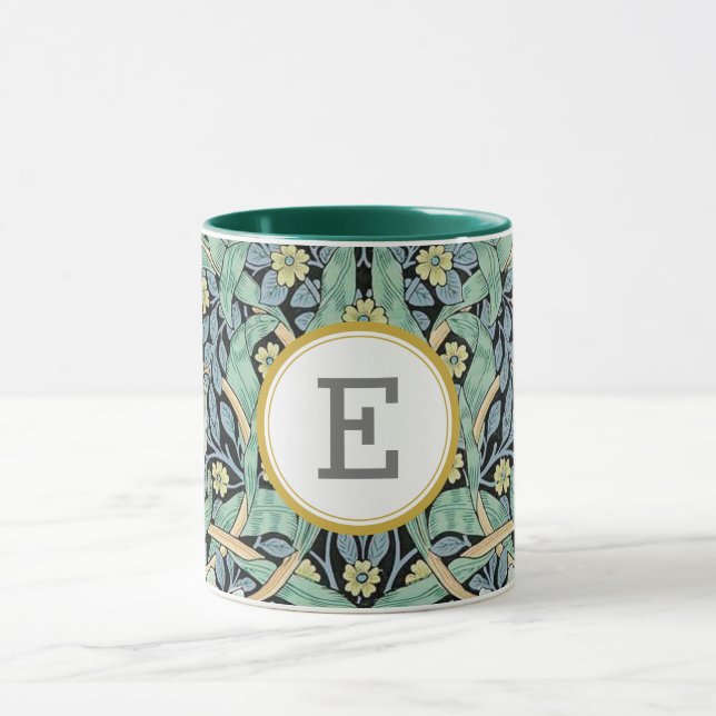 Caneca William Morris PERSONALIZADO INICIAL (Centro)