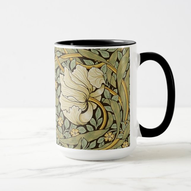 Caneca William Morris Pimpernel Vintage Pré-Raphaelite (Direita)